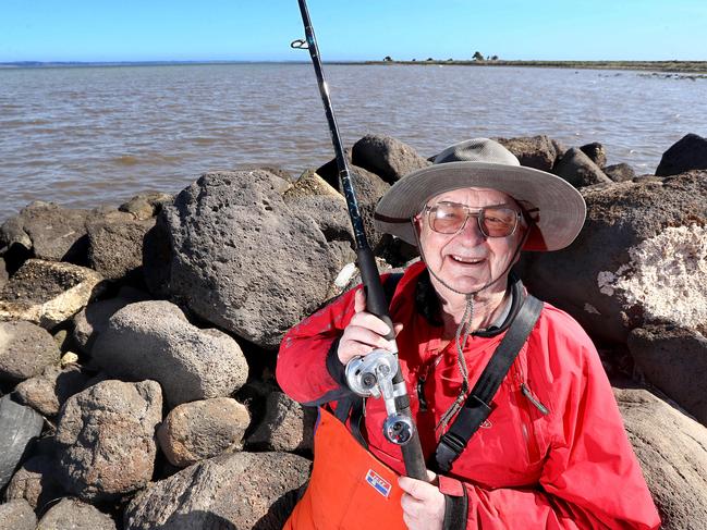 Fishing reef at Kirk Point named after Geoff Wilson. picture: Glenn Ferguson