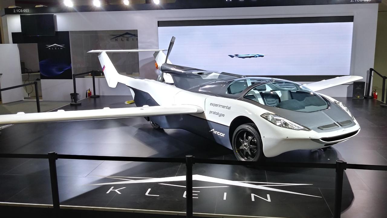 The Jianxin Group has exclusive rights to manufacture and distribute flying cars using KleinVision’s technology “within a specific geographical region”. Picture: KleinVision