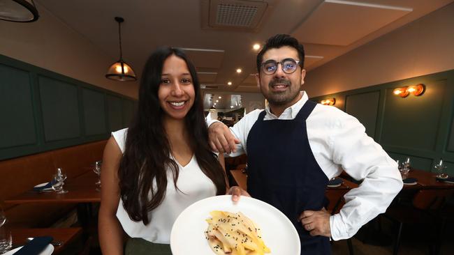 Restaurant Labart owners Alex and Karla Munoz Labart. Photograph: Jason O'Brien