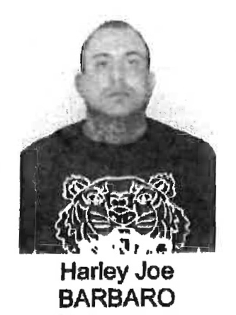 Alleged Mongols OMCG member Harley Joe Barbaro.