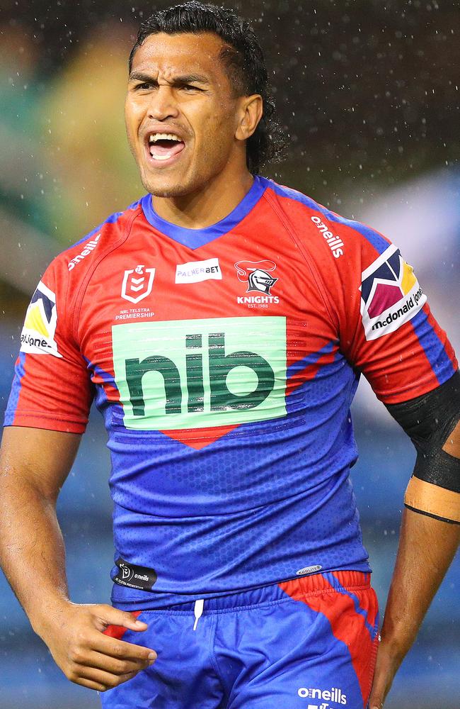 Jacob Saifiti has not played since injuring himself in the second minute of round five. Picture: NRL Images