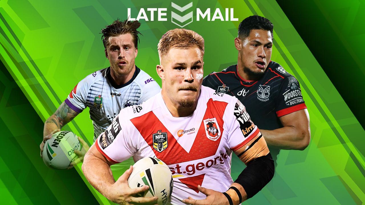 NRL Late Mail for finals week one.
