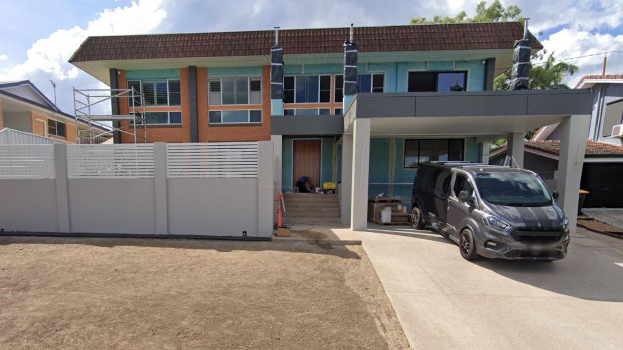 This Schmidt St house in Frenchville, North Rockhampton sold for $1.2m in January 2025. It contains 4 bedrooms, 2 utility rooms, 2 bay shed, side access, rumpus, large garage, internal stairs.