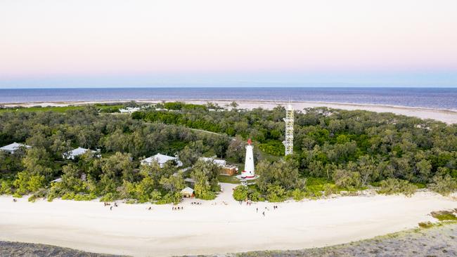 Aerial view of Lady Elliot island Picture: Biopixel