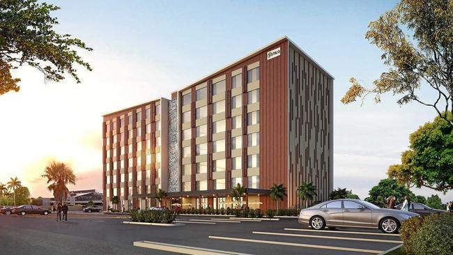 PLACE TO STAY: The new hotel planned near the Bundaberg Airport. Picture: Contributed