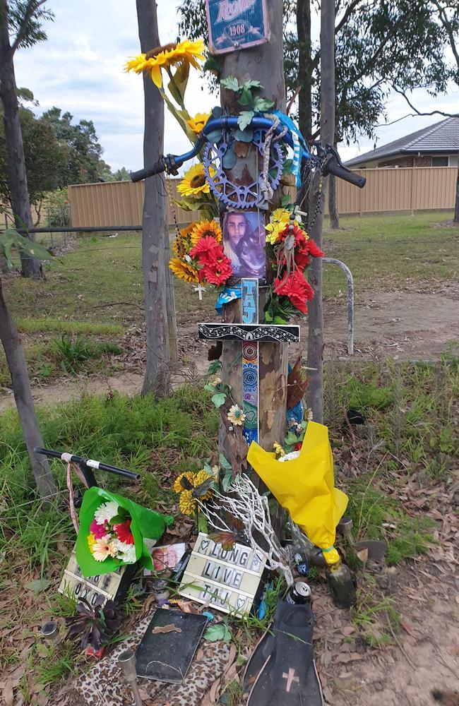 A mural was created for Taj Hart on Old Southern Rd. Picture: Facebook/Justice for Taj Hart