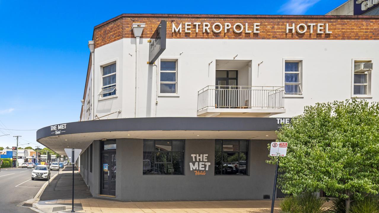 The Met Hotel, which was revived by Kosta and Jasmine Theodosis, on the corner of Ruthven and Bowen Streets in Toowoomba City has been listed for sale through LJ Hooker Commercial.