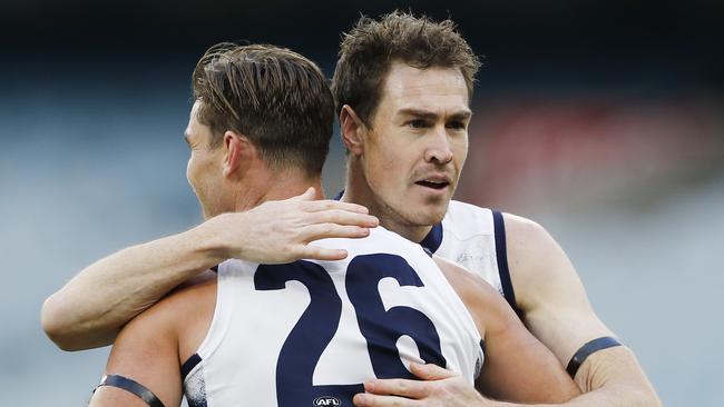 Jeremy Cameron was one of the Cats’ big summer pick-ups. Picture: Dylan Burns/AFL Photos via Getty Images