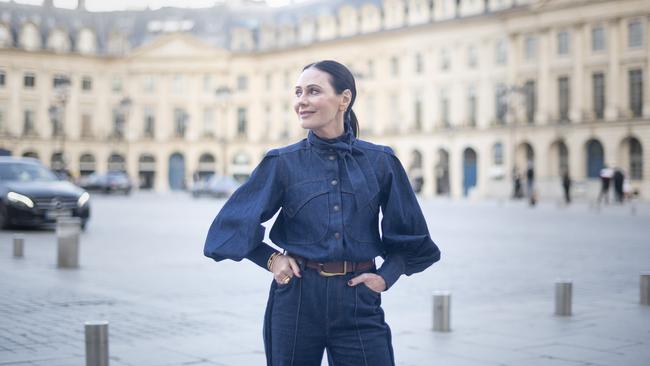 Australian designer Nicky Zimmermann in Paris. Picture: Xavier Schwebel