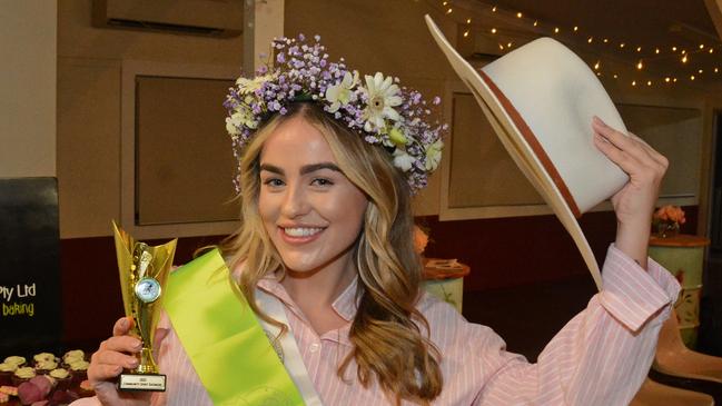 Charlotte Pettit-Fraser at Miss Mudgeeraga Showgirl at Mudgeeraba Showgrounds. Pic: Regina King