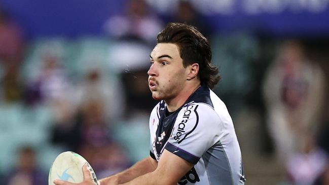 Popular SuperCoach cheapie Grant Anderson has won the starting wing spot for Storm in the crucial Round 17 bye round. Picture: Getty Images.