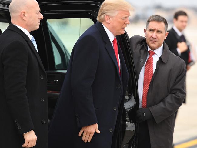 The President’s work schedule is unusually light compared to his predecessors, featuring long periods of “Executive Time”. Picture: AFP Photo/Jim Watson