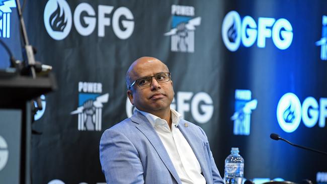 Port Adelaide have had a partnership with Sanjeev Gupta’s GFG since 2019. Picture: Tom Huntley