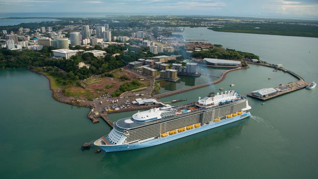 Chinese company Landbridge paid the NT Government $506 million for a 99-year lease of the Darwin Port. Picture: Tauri Minogue Photography