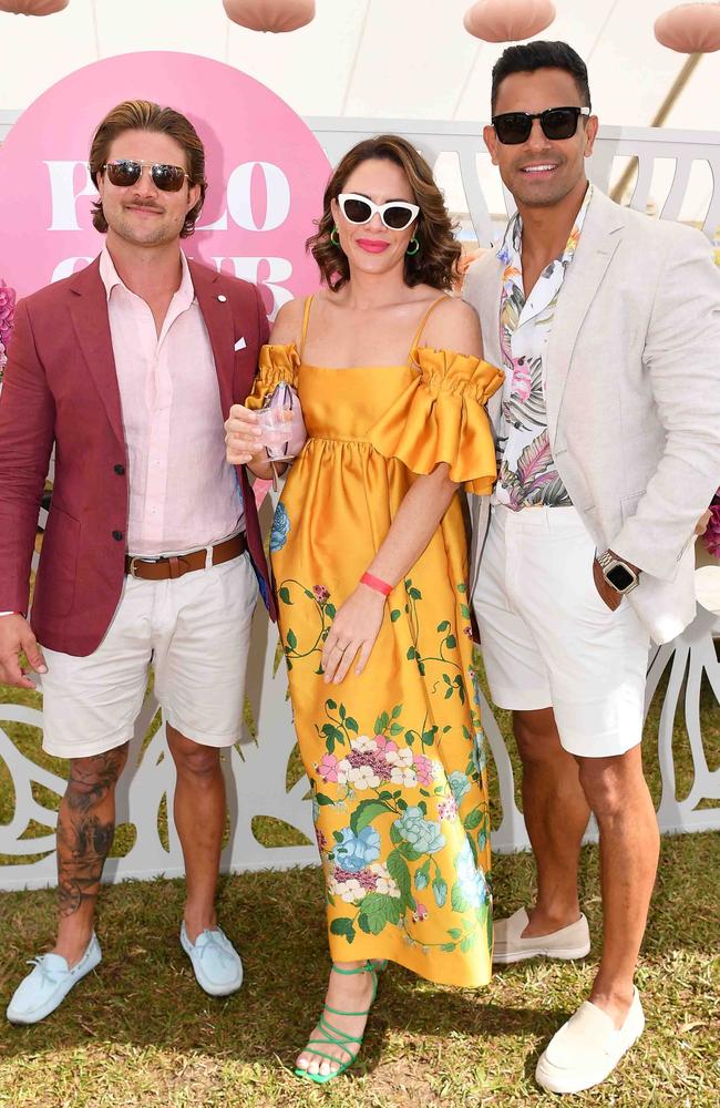 Alec Jones, Sarah Jones and Casey Conway at Coastline BMW Polo by the Sea. Picture: Patrick Woods.