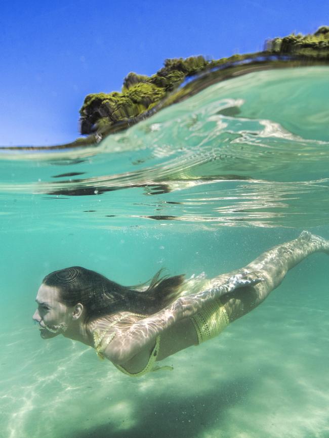 … To the beach. Picture: Nigel Hallett