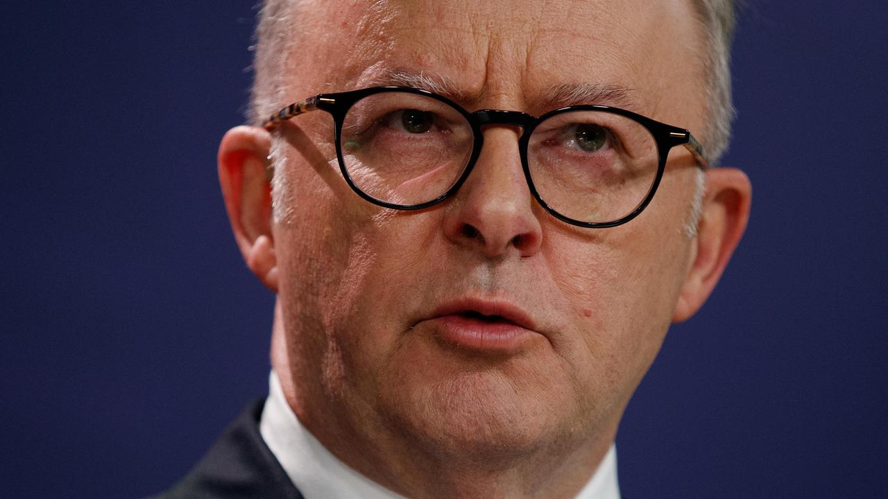 Prime Minister Anthony Albanese declines to comment on whether Morrison government was involved in a ‘cover up’ of Iraq war documents. Picture: NCA NewsWire / Nikki Short