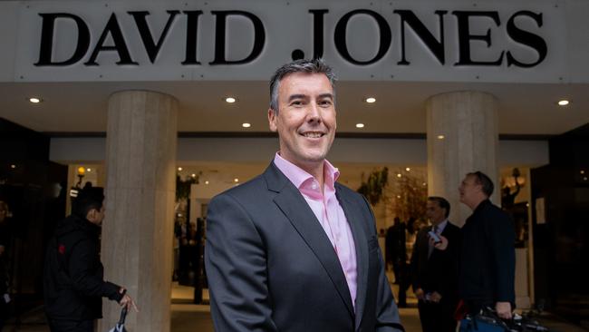 David Jones CEO Scott Fyfe will stay on. Picture: Jason Edwards