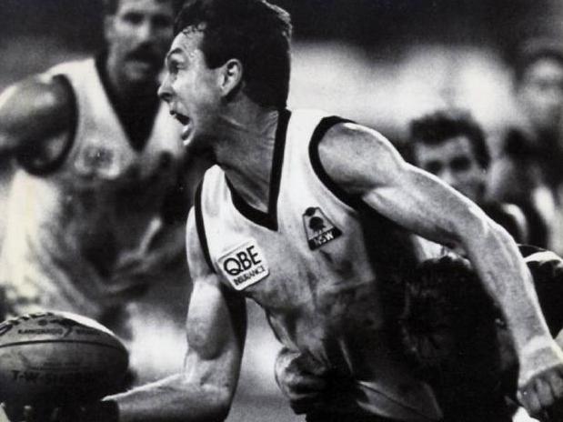 Terry Daniher represents NSW against Victoria in 1990. Picture: STEVE COOPER