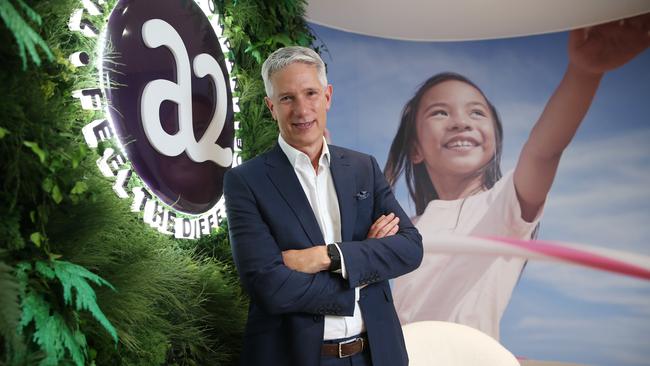 A2 Milk CEO David Bortolussi says the FDA approval “represents a significant opportunity to develop its brand in the IMF (infant formula) category over the long term”. Picture: Britta Campion