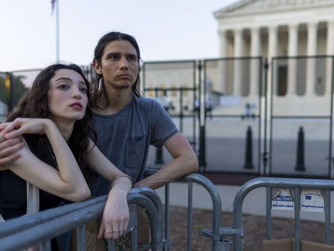 Protesters gather in the wake of the decision overturning Roe v. Wade outside the U.S. Supreme Court in Washington, DC. Picture: Tasos Katopodis/Getty Images/AFP