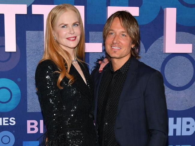 Keith Urban with Nicole Kidman. Picture: Dia Dipasupil