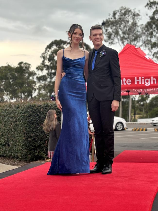 The students of Urangan State High School celebrating their formal.