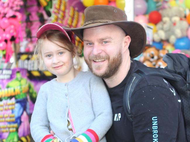 Ekka socials.(L-R) Chris and Thea Allen.9 August 2022 Bowen Hills Picture by Richard Gosling