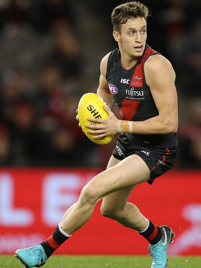 Essendon's Orazio Fantasia  in action against St Kilda at Etihad Stadium. Picture: Michael Klein