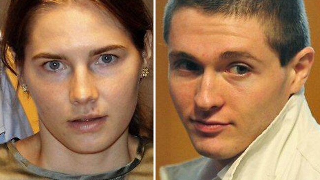 Amanda Knox and Raffaele Sollecito.