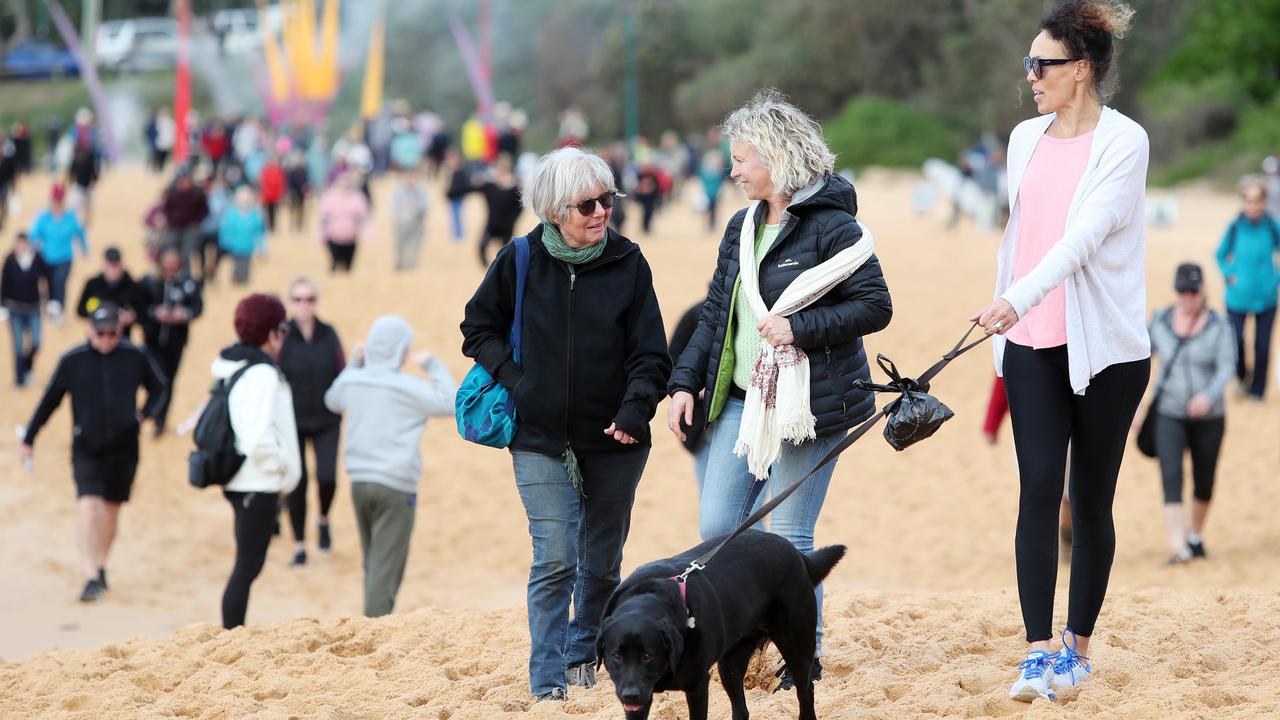 The annual 5 Lands walk from MacMasters Beach Saturday 22nd June 2019. Picture: Sue Graham