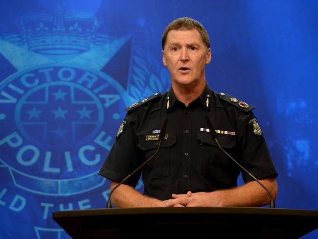 Victoria Police Chief Commissioner Shane Patton made the apology on Friday. Picture: NewsWire / Andrew Henshaw