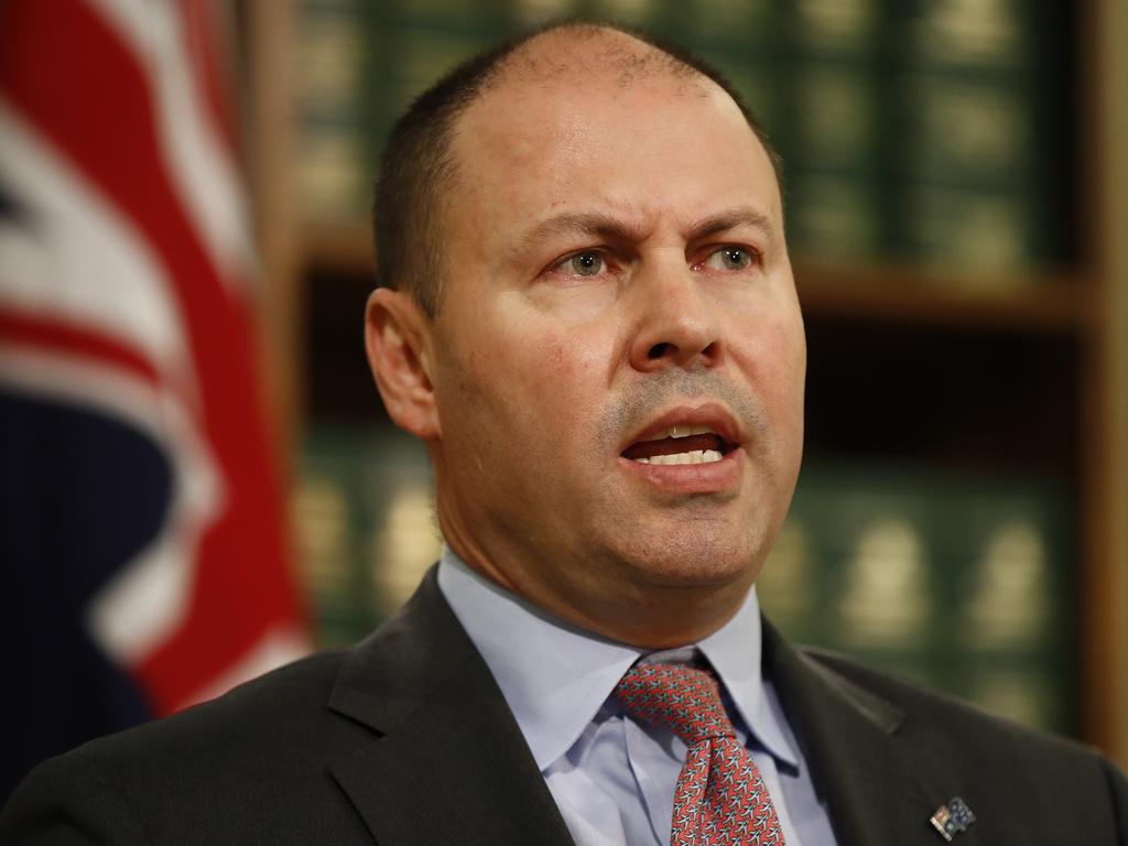 Treasurer Josh Frydenberg will review the government’s pledge to raise the compulsory super rate. Picture: NCA NewsWire / Daniel Pockett