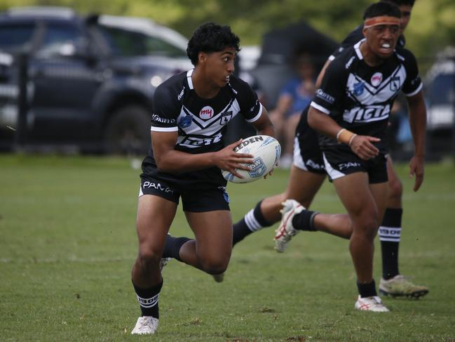 Wests hooker Ashton Large crossed for three tries in Harold Matts. Picture: Warren Gannon Photography.