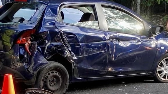 A total of 10 cars were damaged in the incident. Picture: Supplied