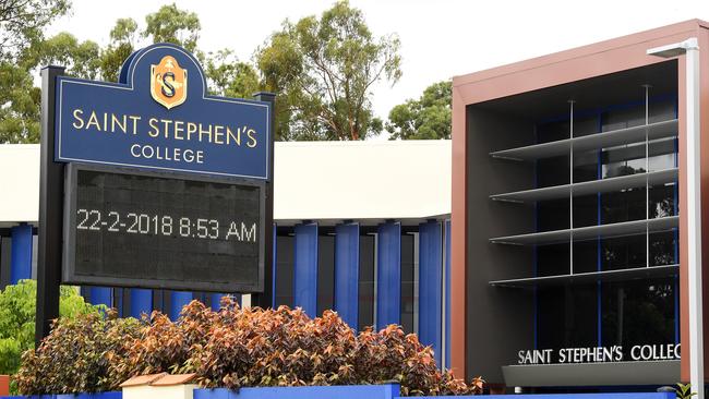 The school says today’s incident is “not related” to last year’s mass overdose. Picture: AAP.