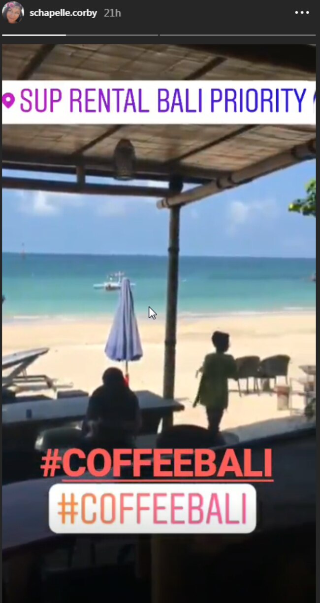 A video posted to Instagram by Schapelle Corby on Sunday teased that she may be spending time in Bali. Picture: Instagram.