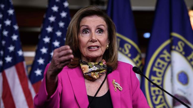 If there is no clear winner by noon on January 20, then the 1947 Presidential Succession Act kicks in and Nancy Pelosi, at 80 years of age, becomes president. Picture: AFP