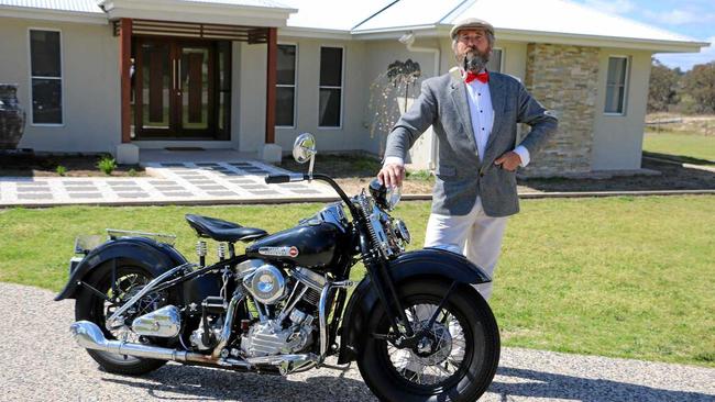 DEARLY MISSED: Ron Wilson preparing for the distinguished Gentlemen's Ride. Picture: Contributed