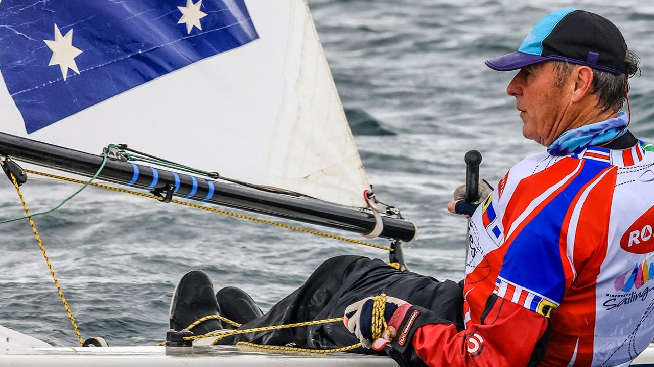 The Laser spectacular on Sydney Harbour. Pic: Aero Media/Double Bay Sailing Club