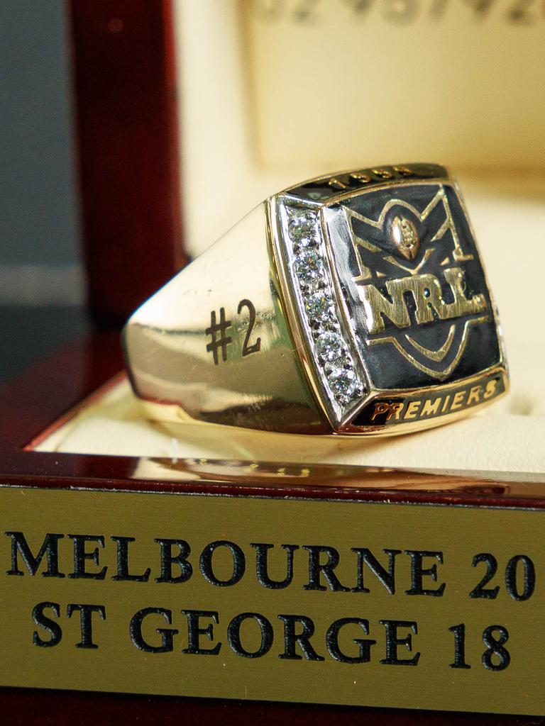 Smith’s replacement ring. Picture: Justin Lloyd
