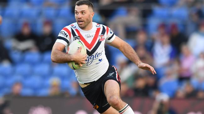 James Tedesco in full flight. Getty