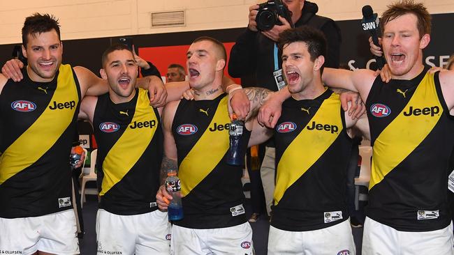 Richmond Tigers after a win.