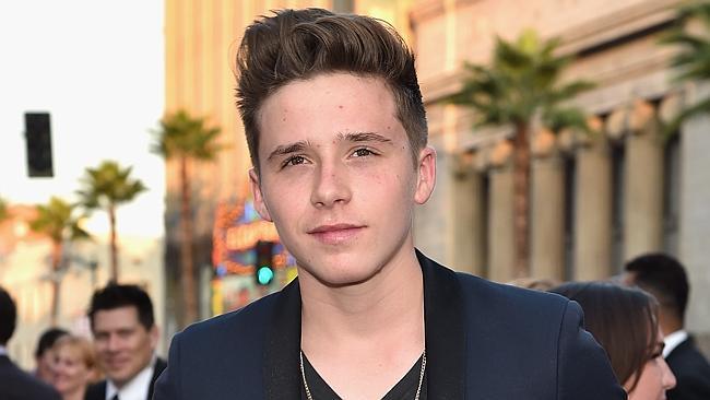 Next big thing ... Brooklyn Beckham has reportedly signed to a model agency. Picture: Getty