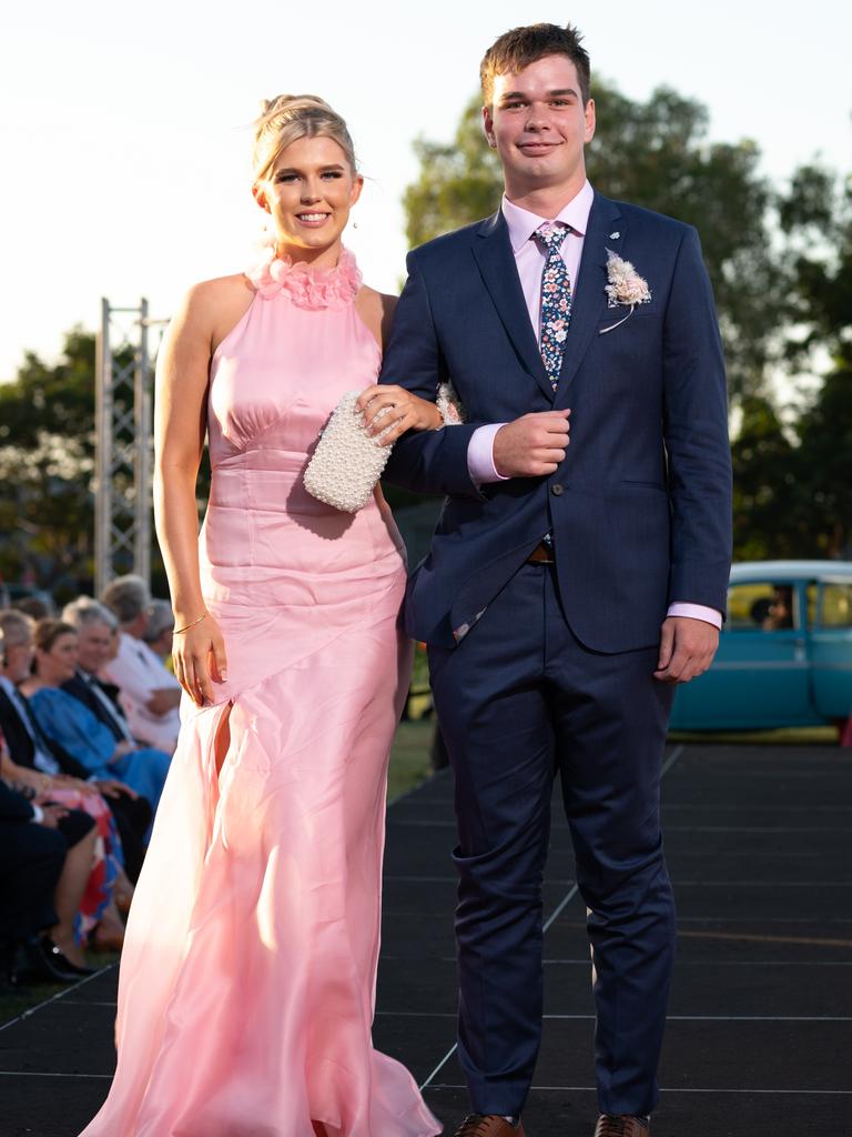 Imogen Davies and Noah Cody at the 2024 Rockhampton Grammar School formal.
