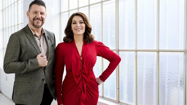 Manu Feildel and his glamorous co-host Nigella Lawson.