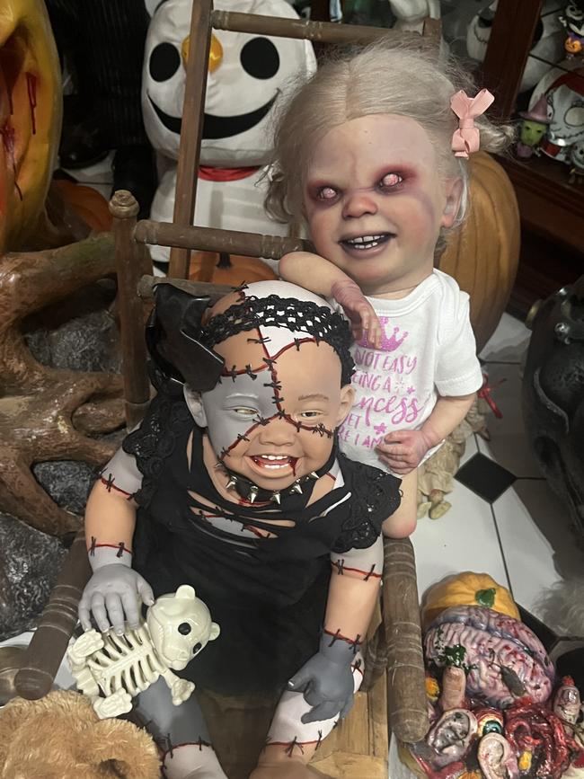 Dolls at Maryborough's Haunted Doll Museum.
