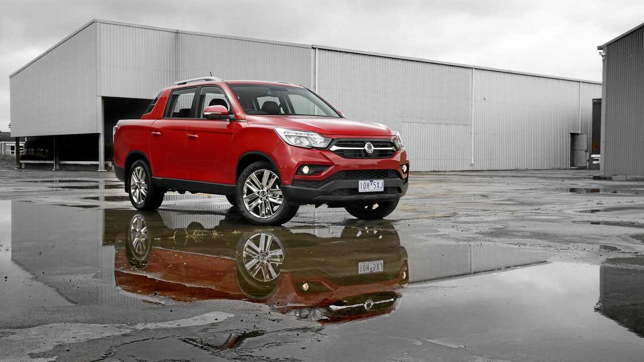 The SsangYong Musso starts from $30,490 drive-away for the EX with a manual transmission, while the range-topper Ultimate is $39,990 drive-away. Picture: SsangYong