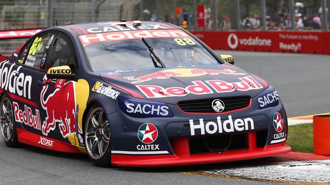 Jamie Whincup topped Friday practice at the Supercars Gold Coast 600. Pic: Brendan Radke