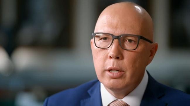 Federal Liberal leader Peter Dutton. Picture: Sky News